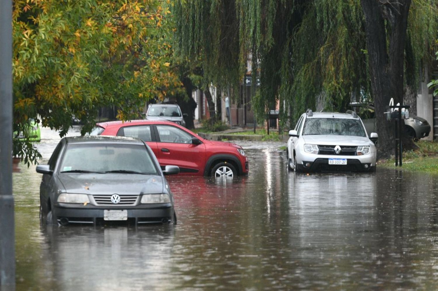 Martes con lluvias en la ciudad de Santa Fe