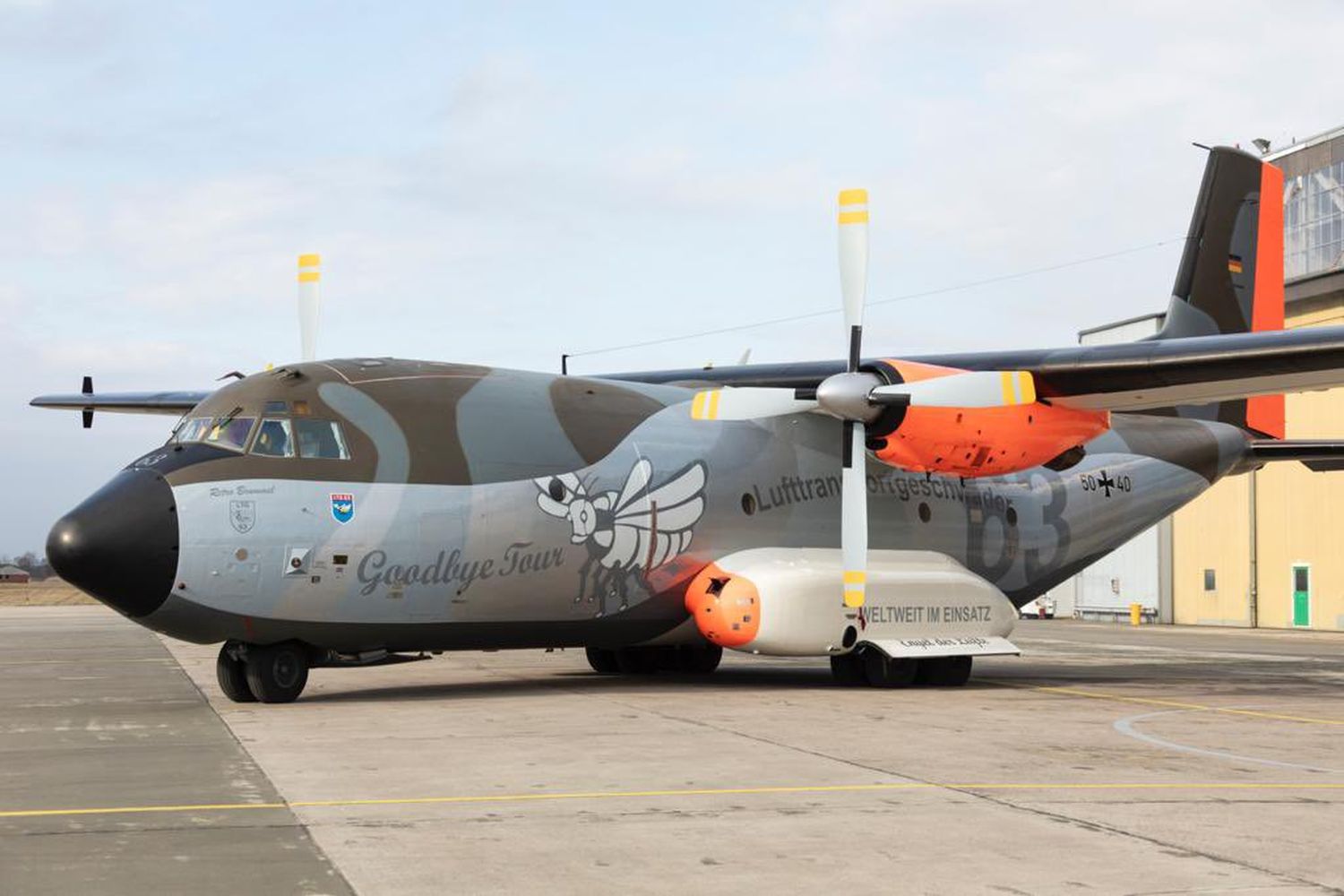 El fin de una historia, la Luftwaffe retirará al C-160 Transall