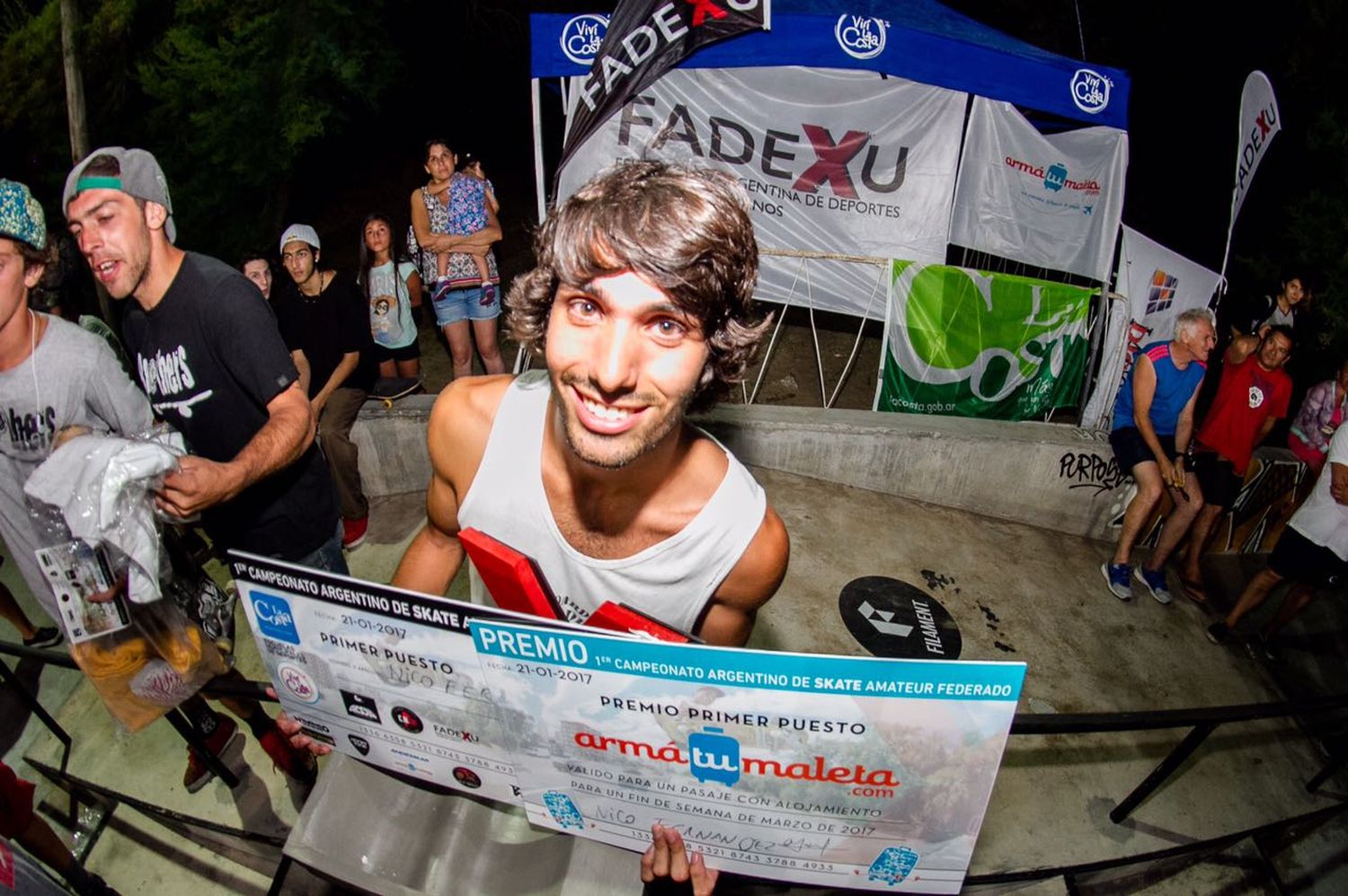 Doble podio en el Argentino de Skate