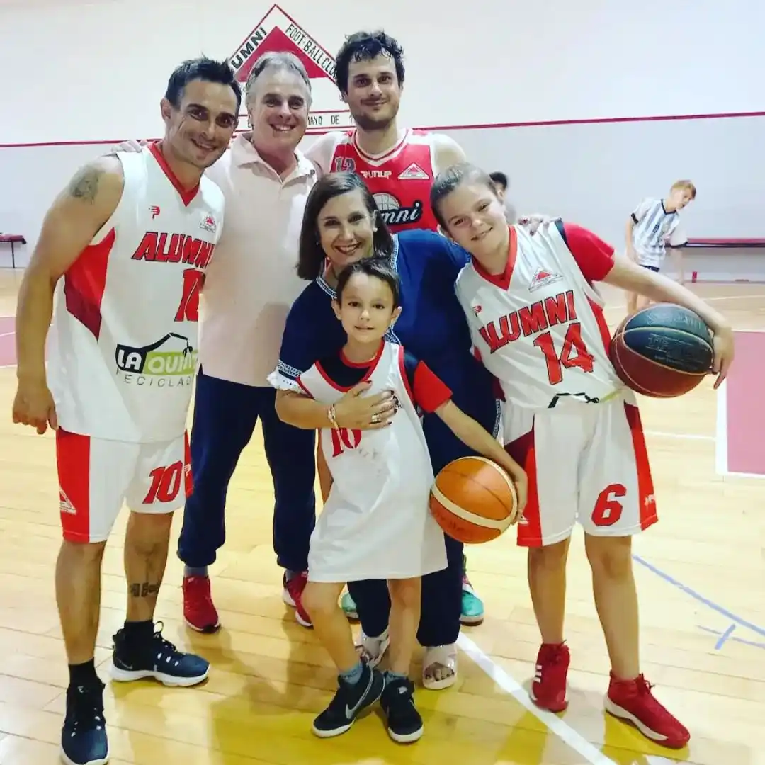 Hartstock y su familia, en Orense.