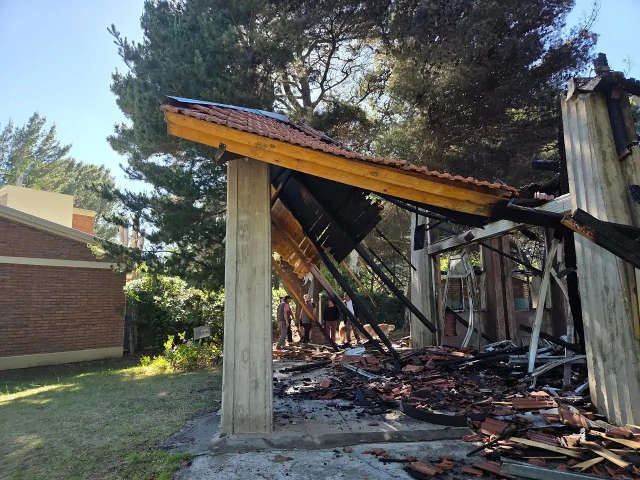 La Capilla sufrió un importante incendio.