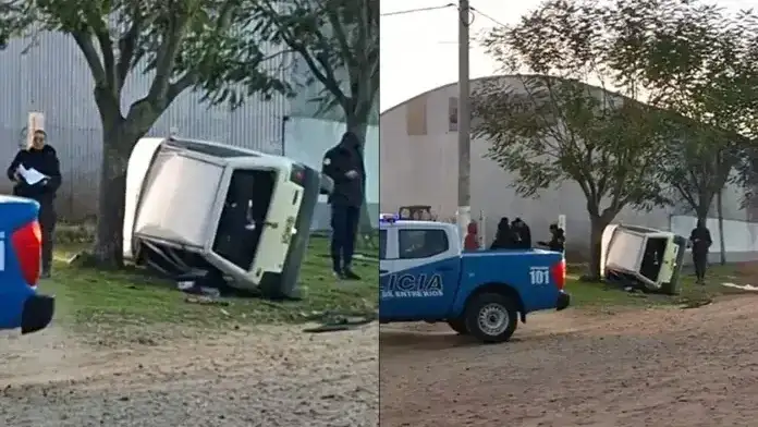 Se pasó de copas y terminó estrolado contra un árbol