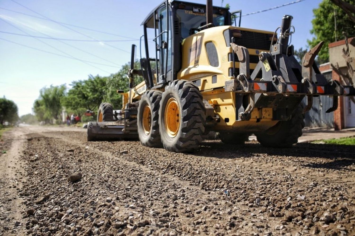 Comenzaron las obras de enripiado en barrio San José