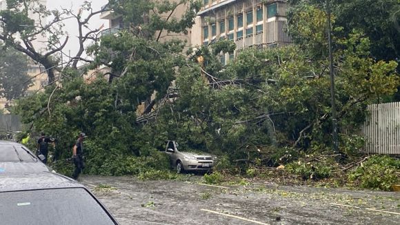No fue un palo de agua normal, fue un TORNADO GRADO 1 lo que pasó por Chacao el #20Oct (+Detalles)