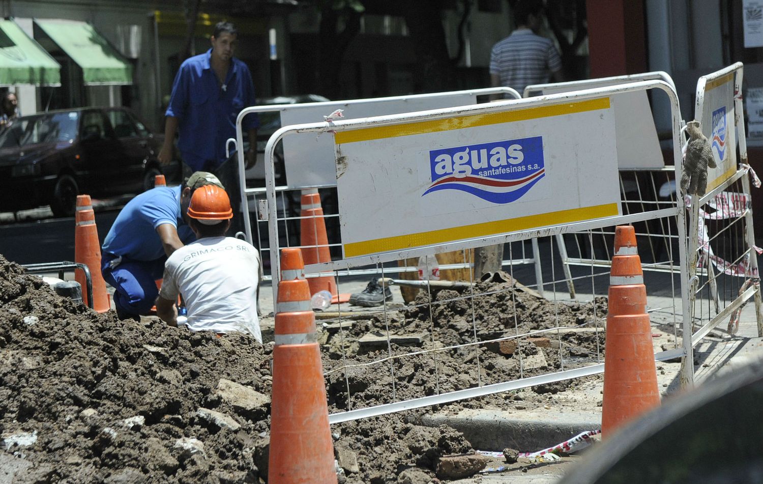 Trabajos de Aguas Santafesinas