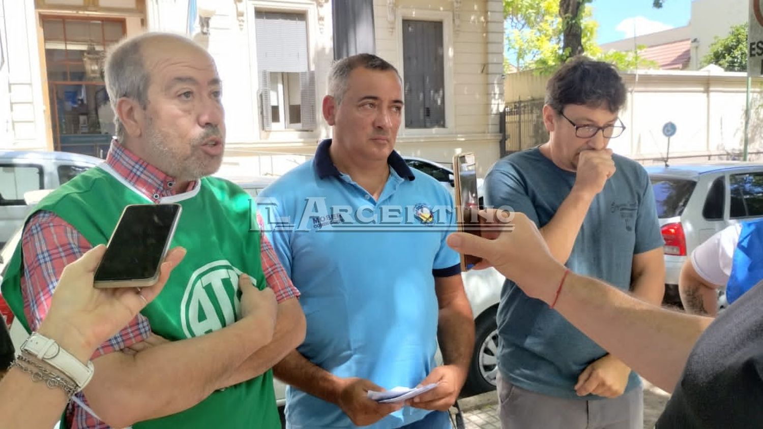 En una conferencia de prensa, los sindicalistas explicaron los motivos de la marcha en Gualeguaychú