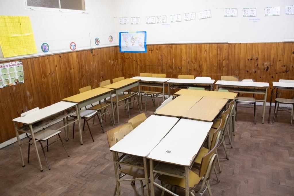 El paro tuvo un alto y fuerte impacto en escuelas públicas