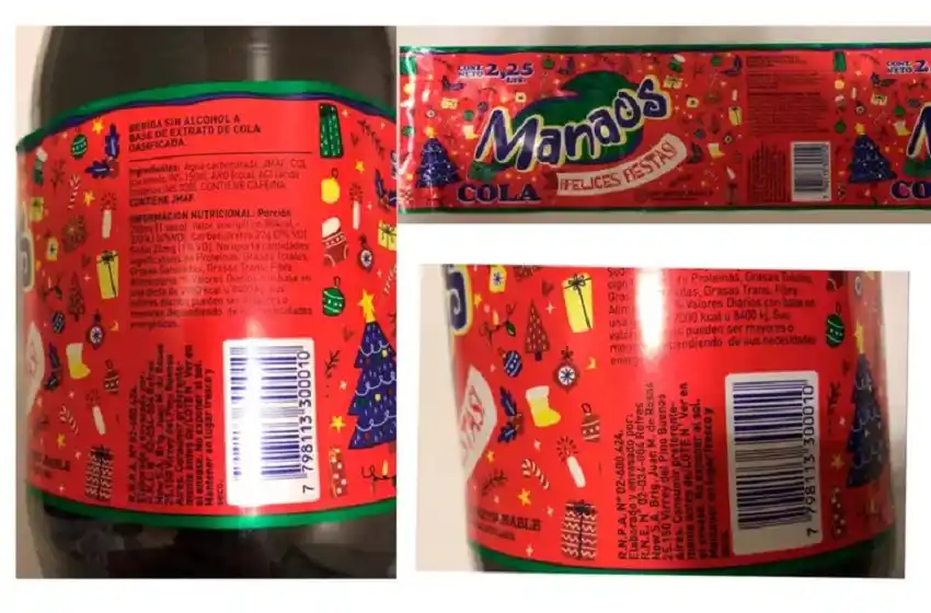 Tres lotes de la gaseosa Manaos Cola fueron retirados del mercado por intoxicaciones