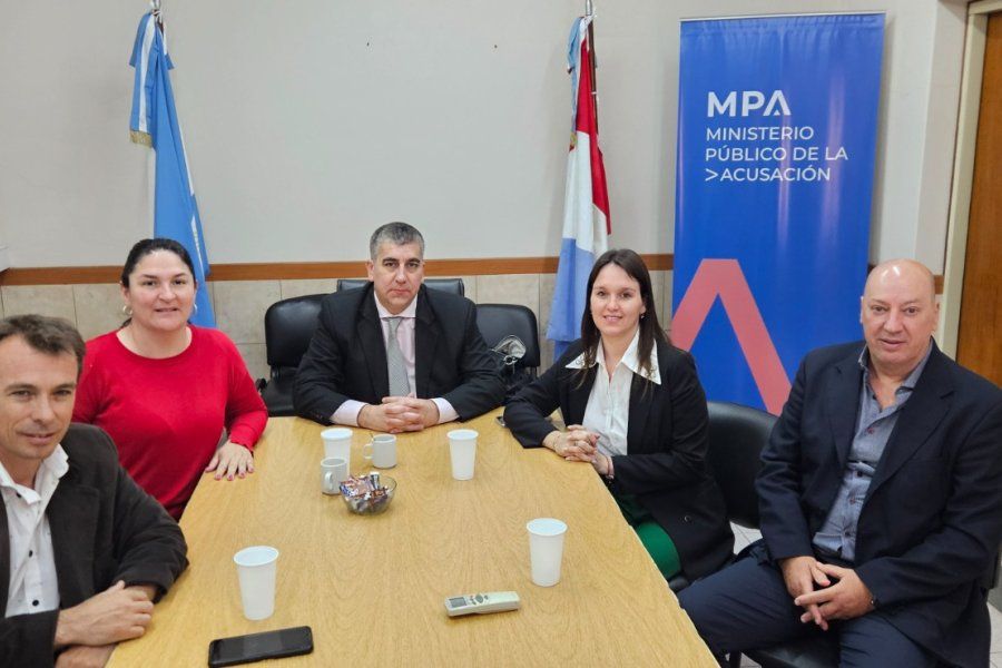 El Fiscal Regional de Rafaela se reunió con la Presidenta Comunal de Ambrosetti