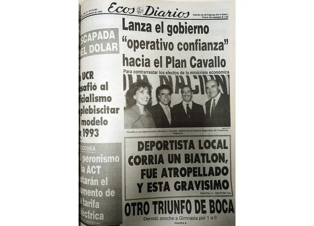 Lunes 16 de noviembre de 1992