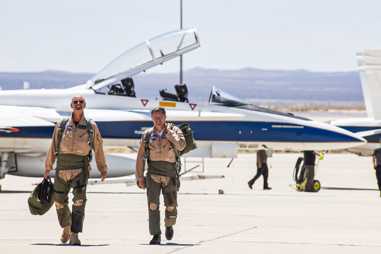 La experiencia de los pilotos de la NASA al servicio de las pruebas tecnológicas en vuelo