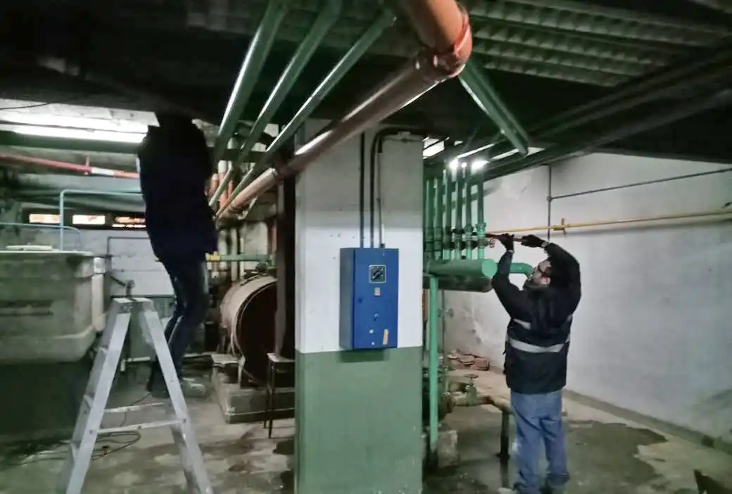Trabajo en las calderas
