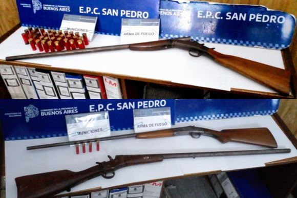 Secuestran armas en allanamientos ordenado tras denuncia en la Comisaría de la Mujer