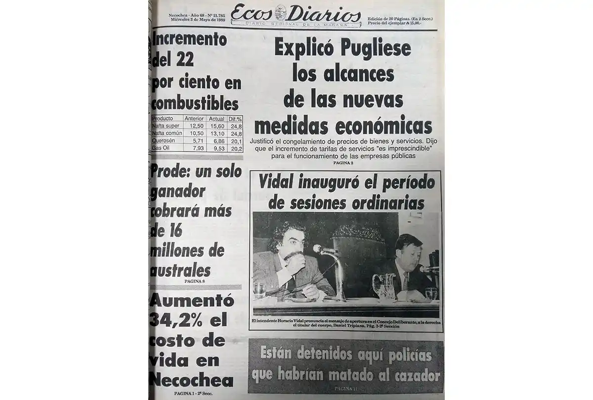 Miércoles 3 de mayo de 1989