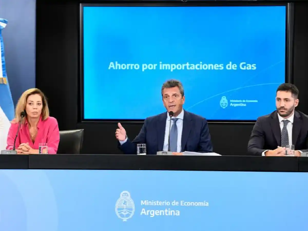 Argentina ahorrará más de US$ 2.100 millones en importaciones de gas en 2023