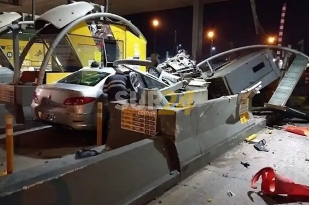 Un hombre murió tras chocar contra una cabina de peaje