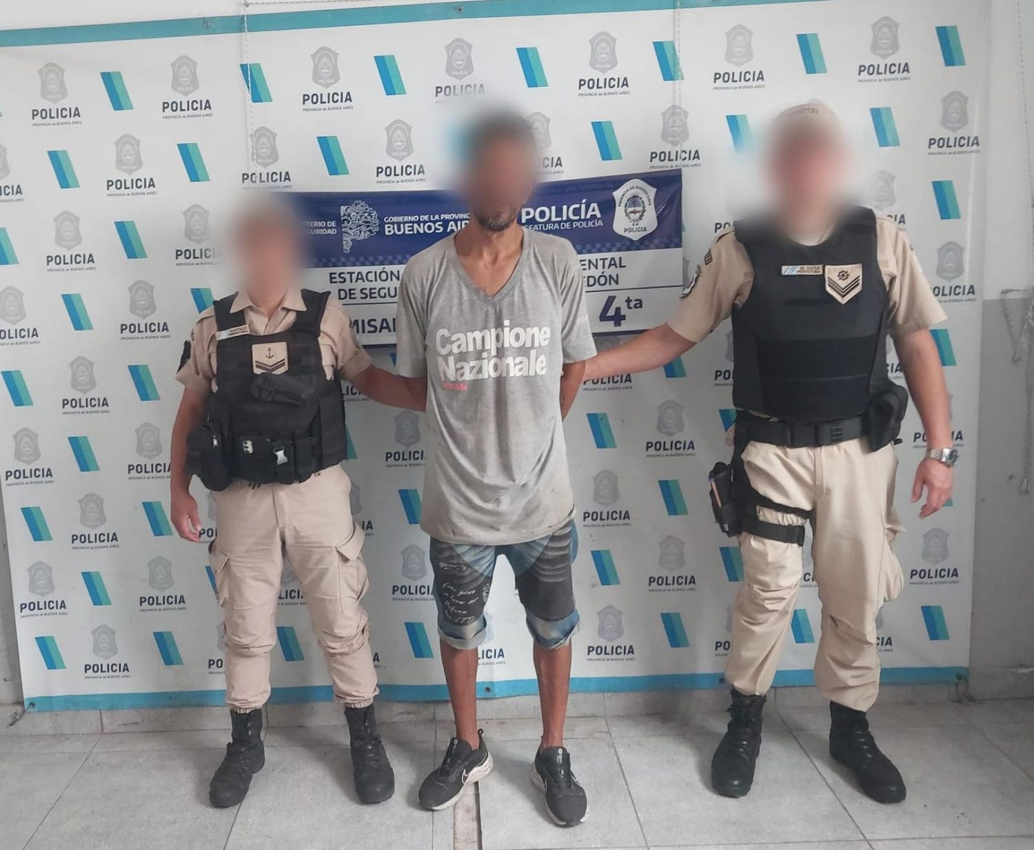 El fiscal Layus dispuso que el agresor sea remitido a la Unidad Penal N° 44 de Batán.