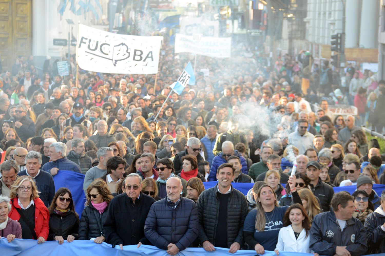 La Marcha Federal Universitaria se replicó en Tandil.