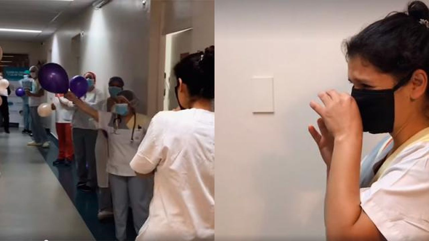 Covid 19: Entrerriana se recuperó, volvió a trabajar y tuvo emotiva bienvenida
