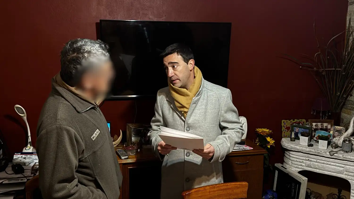 El secretario de Gestión de Registros Provinciales, Matías Figueroa Escauriza, presente en el operativo