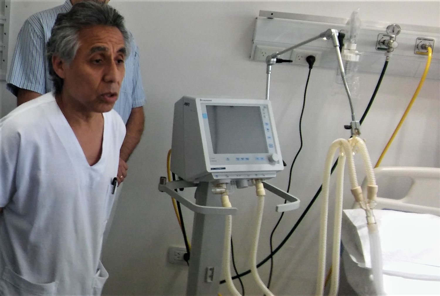 Herbas hizo una descripción de la alta demanda que tiene la Guardia del Hospital. Foto: La Opinión