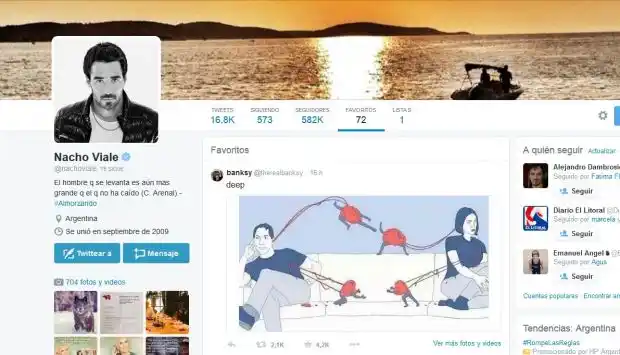 El significativo tweet que Nacho Viale marcó como favorito tras su separación: ¿teléfono para Cande Tinelli?