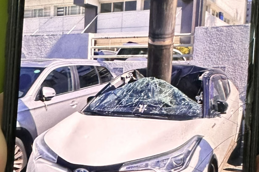 Este incidente fue en Ra'anana.