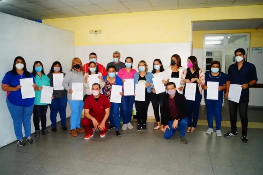 Profesionales del Hospital de Pirané, fueron recategorizados