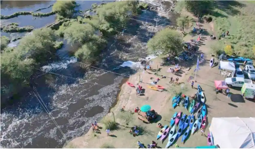 Campeonato Argentino de canotaje en Las Cascadas