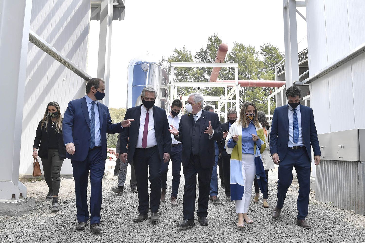 “Quisimos decirle al Presidente que no está solo”, expresó Motta ante la visita de Fernández