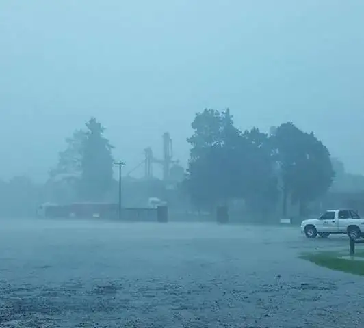 Fuertes lluvias en General Galarza
