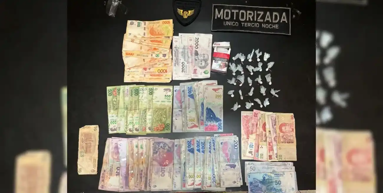 Golpe al microtráfico en el sur de la provincia: tres detenidos y múltiples elementos secuestrados