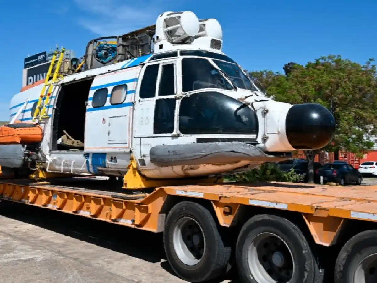 El helicóptero que sobrevivió a Malvinas ahora será preservado en un museo