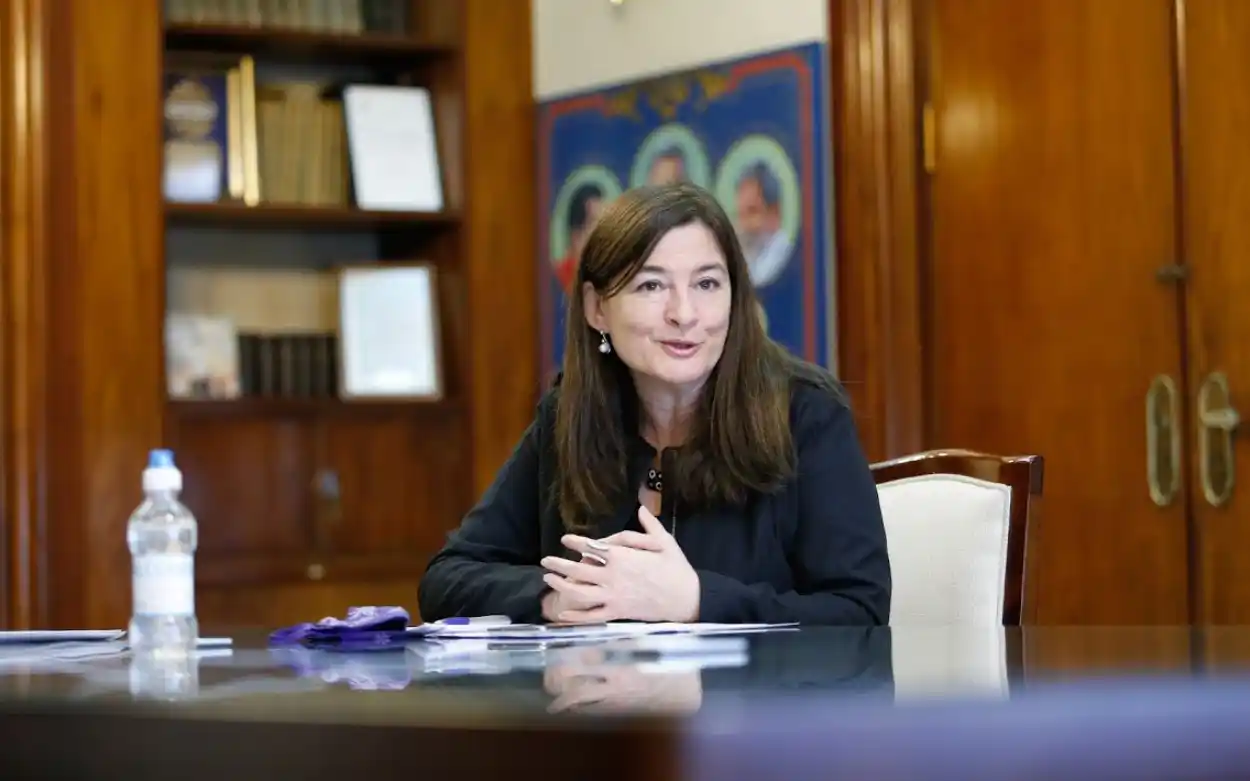Estela Díaz, ministra de Mujeres y Diversidades de la Provincia.