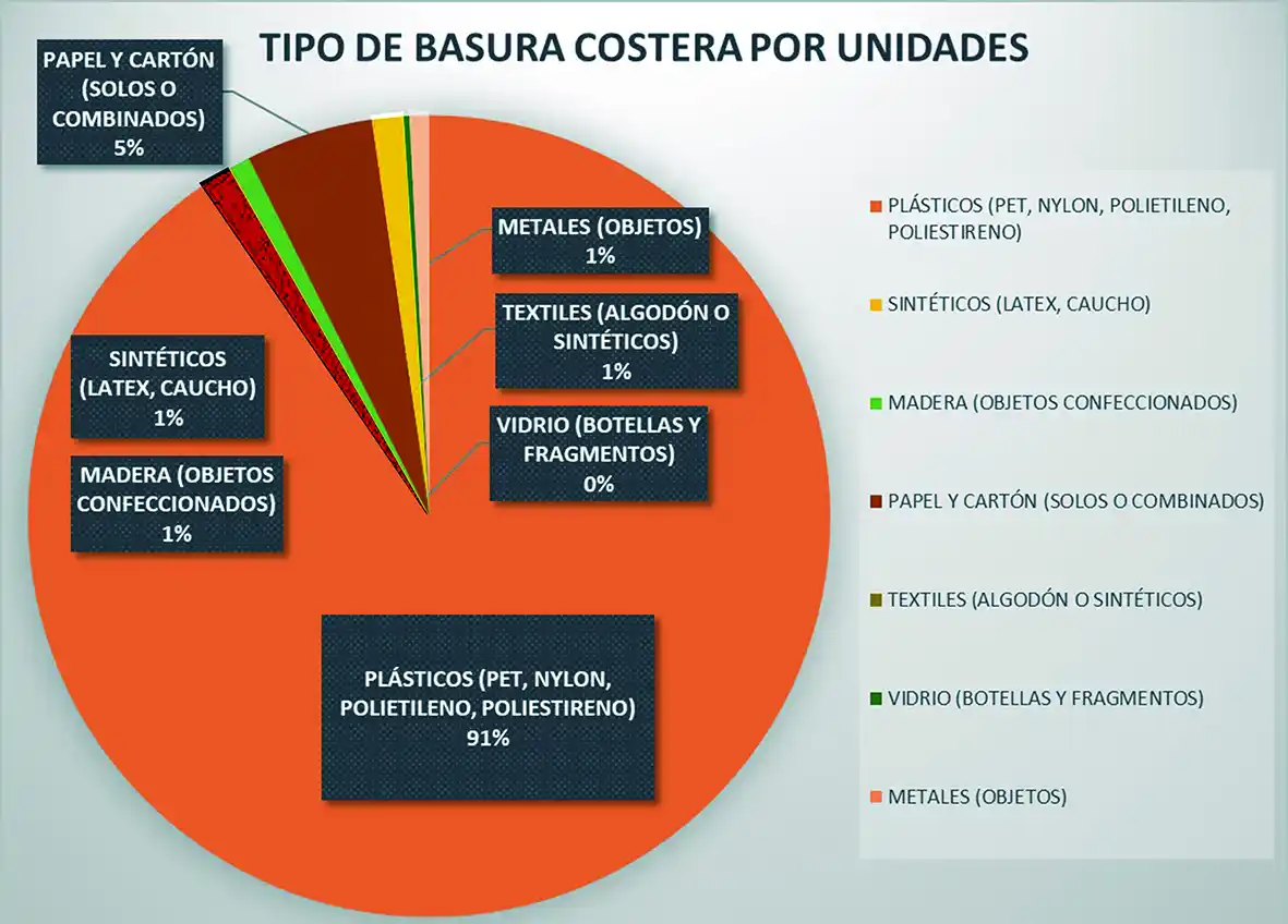 Censo en la playa: el 91% de los residuos hallados son plásticos