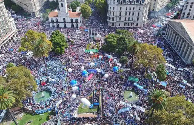 Agmer mostró unidad en la masiva Marcha Federal