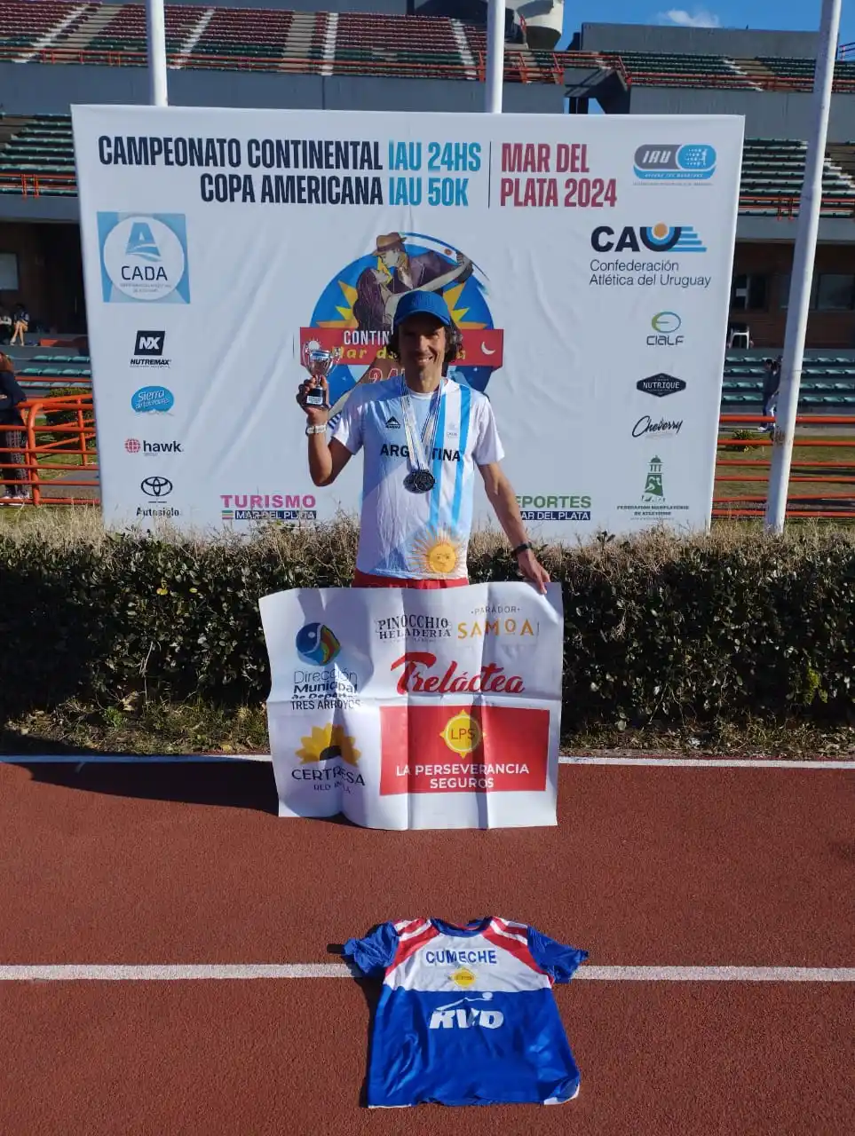 Ulises Sanguinetti es bicampeón argentino de 50K