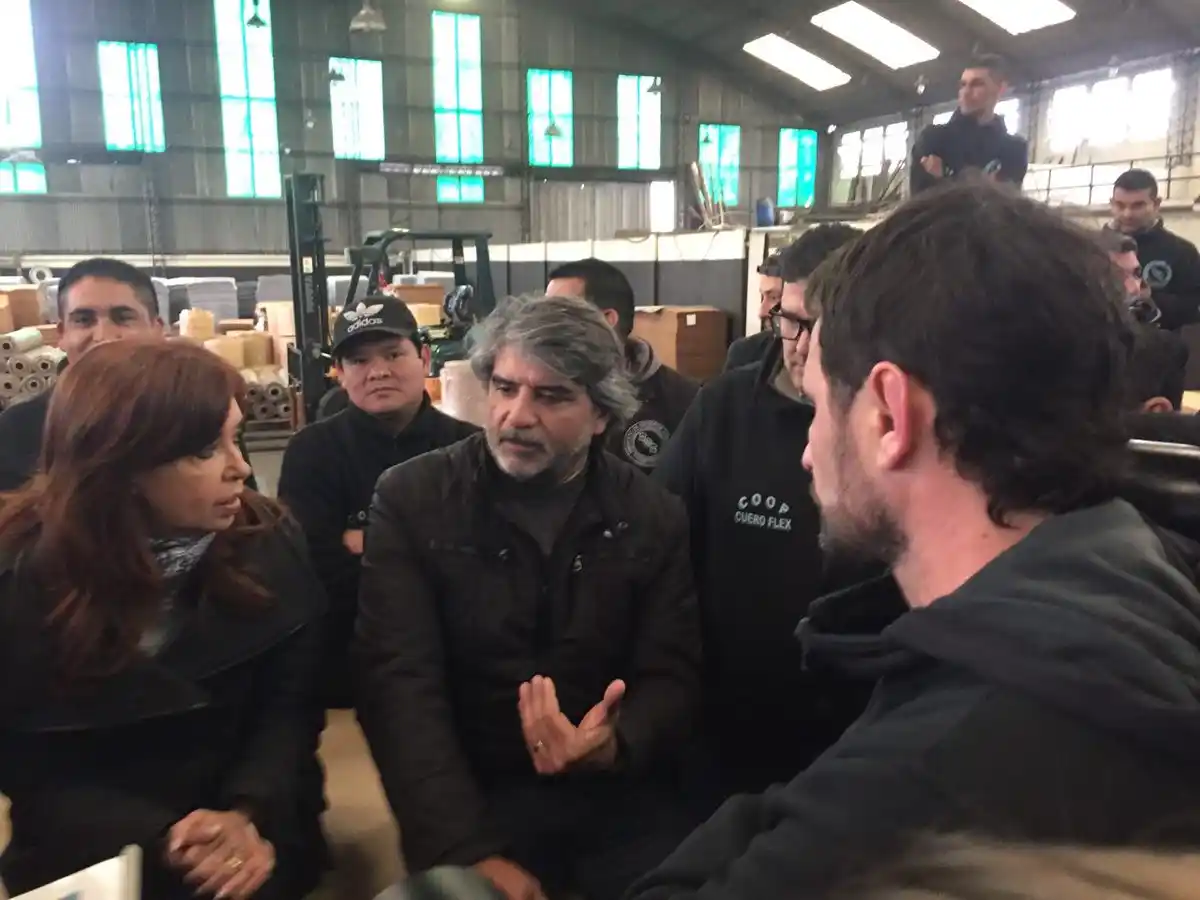 Cristina comenzó con la campaña: Estuvo en cooperativa afectada por el aumento de las tarifas