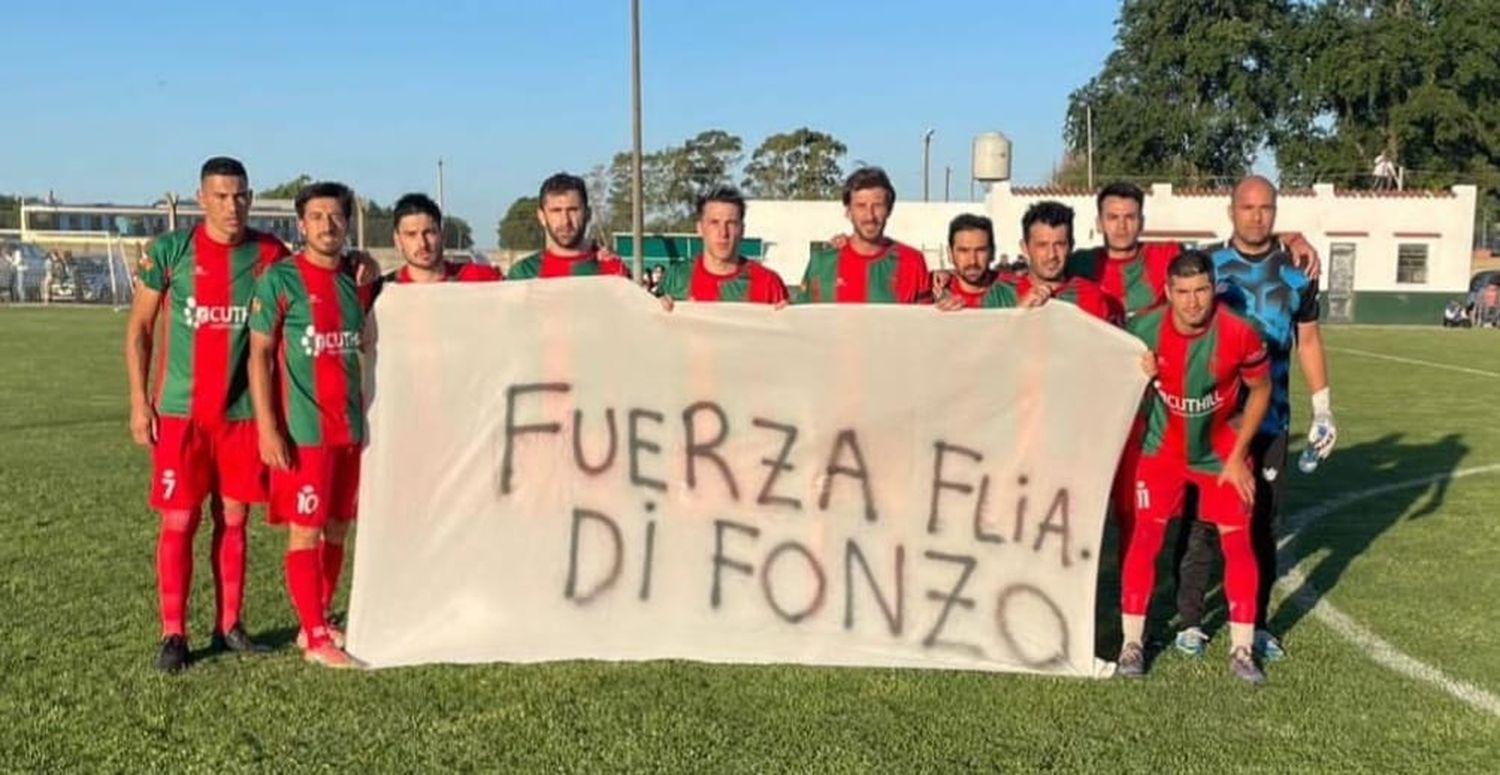 FOTO LIGA TANDILENSE DE FÚTBOL Velense, antes de jugar el domingo.