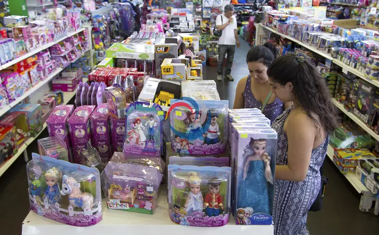 La venta de los juguetes cayó en gran medida a nivel nacional.