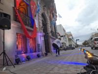 Estudiantes de la Escuela Municipal de Danzas participaron del tradicional Balcón Patrimonial