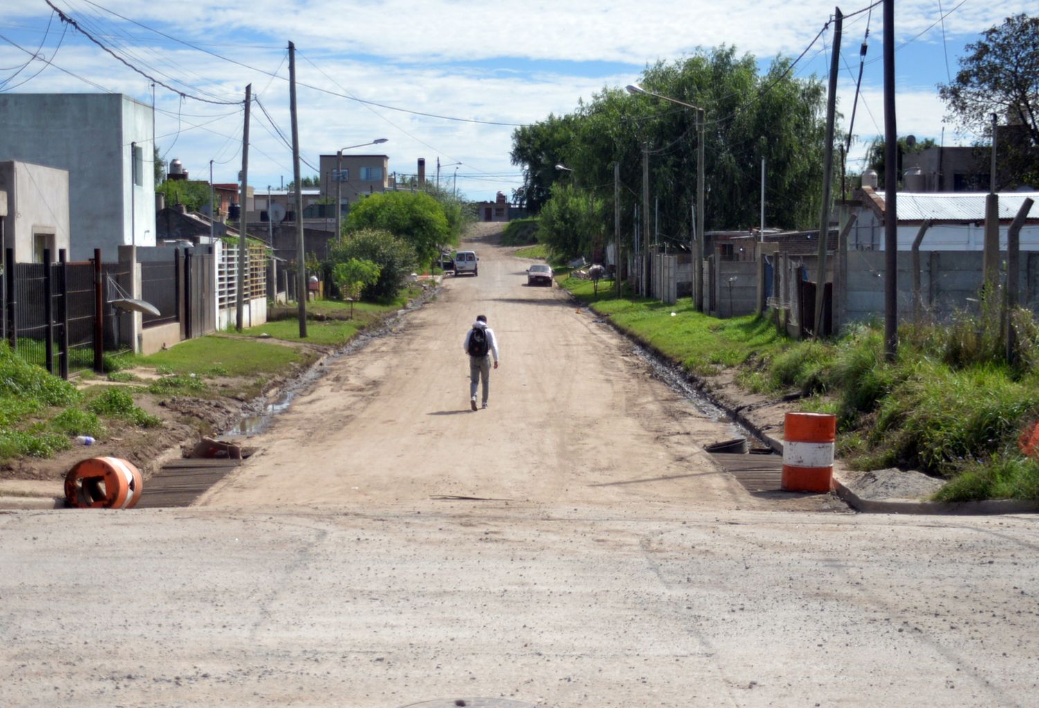 La Secretaría de Obras Públicas elabora proyectos para solucionar los inconvenientes de desagües en Formosa al 2100.