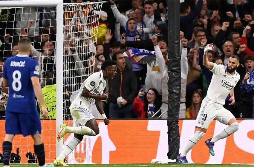 Real Madrid se hizo fuerte en el Bernabéu, venció a Chelsea y dio un gran paso a la semifinal