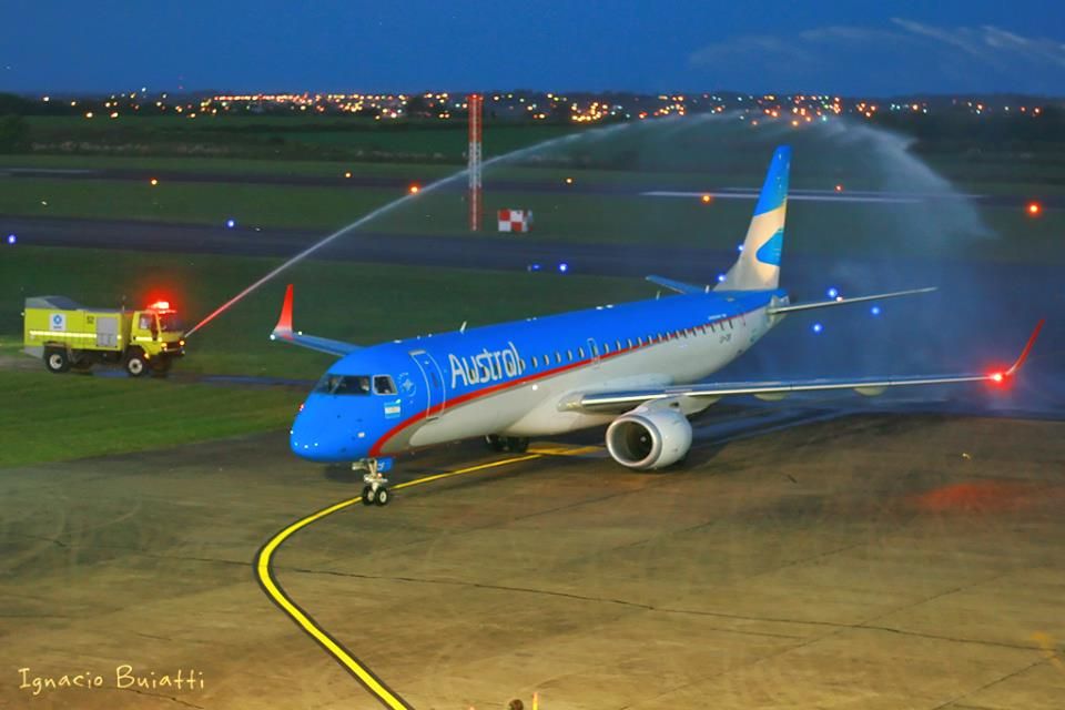 [Fotogalería] Aerolíneas Argentinas inauguró sus vuelos a Paraná