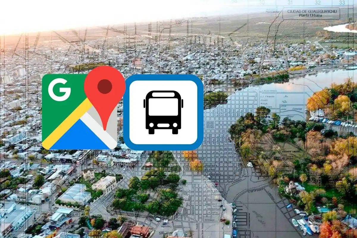 Ahora se puede usar Google Maps para saber a qué hora pasan los colectivos en Gualeguaychú
