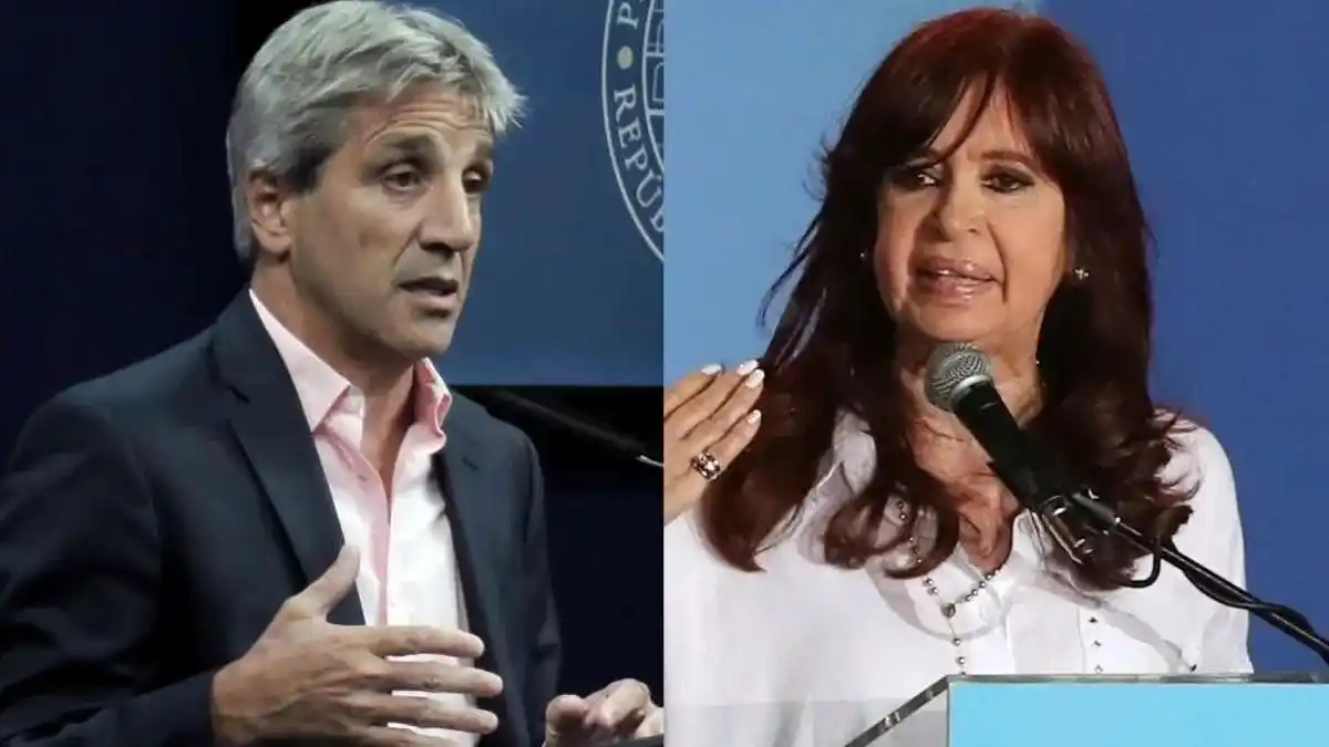 El cruce entre Luis Caputo y Cristina Fernández por la reestructuración de la deuda pública.