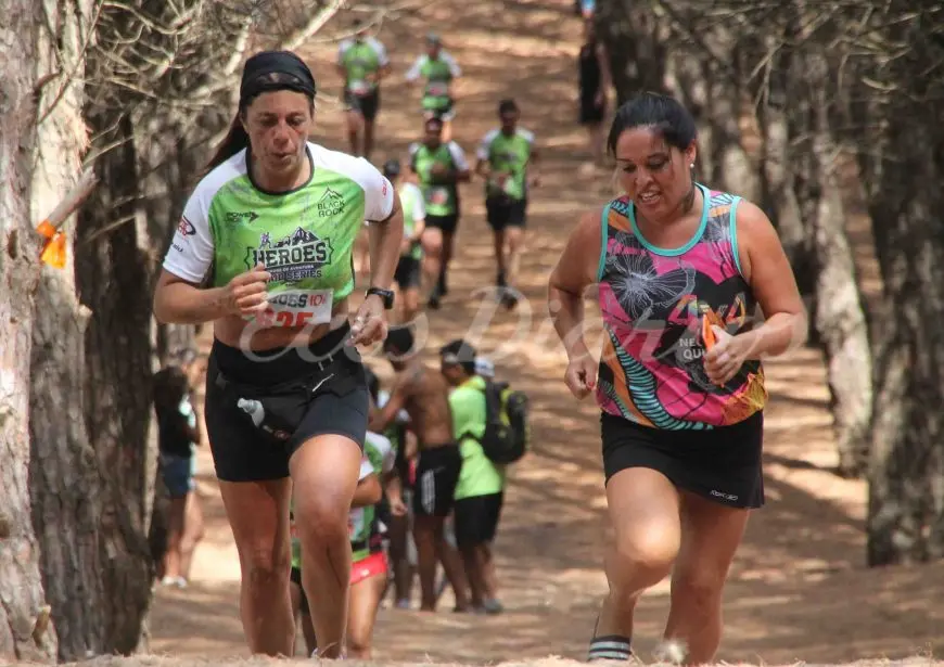 Mauricio Olivera y Fernanda  Aguirre los héroes del parque