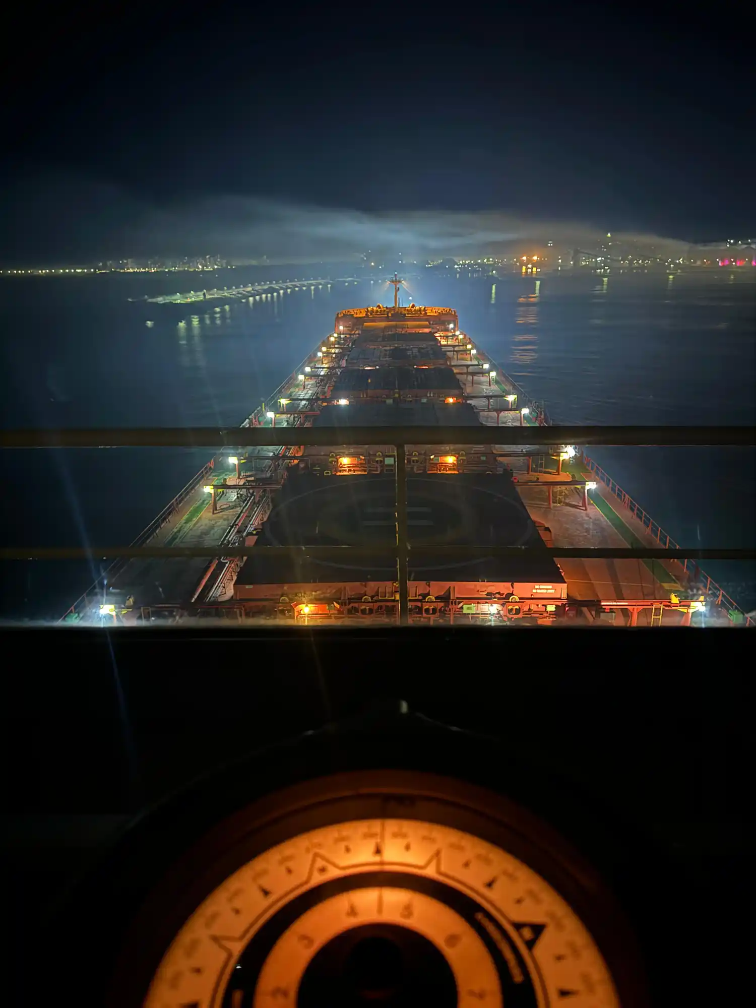 foto puerto quequen noche