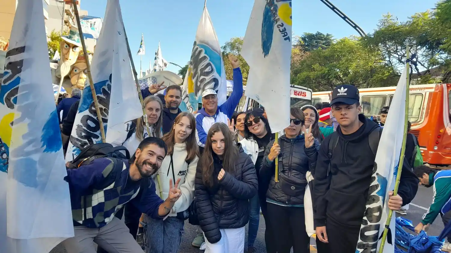 Tres Arroyos dijo presente en Plaza de Mayo