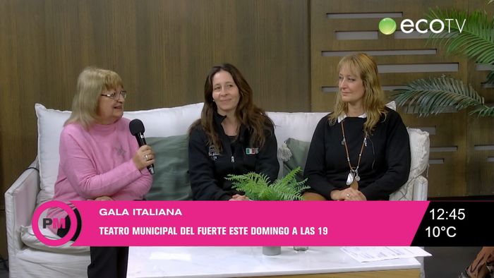 Este domingo se realizará la gala italiana